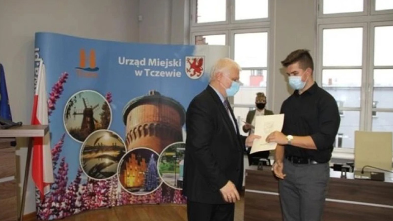 Wręczenie dyplomu